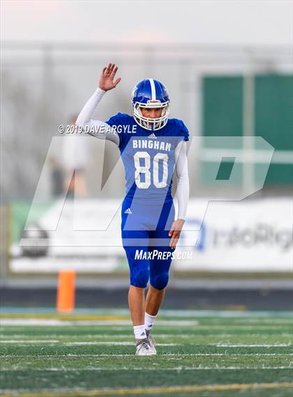Thumbnail 1 in East @ Bingham (UHSAA Quarterfinal) photogallery.