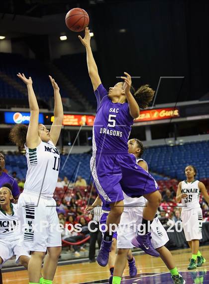 Thumbnail 3 in Sacramento vs McNair (CIF SJS D2 Final) photogallery.