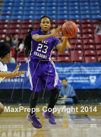 Thumbnail 3 in Sacramento vs McNair (CIF SJS D2 Final) photogallery.