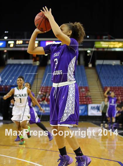 Thumbnail 3 in Sacramento vs McNair (CIF SJS D2 Final) photogallery.