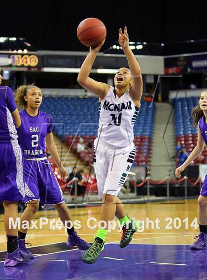 Thumbnail 3 in Sacramento vs McNair (CIF SJS D2 Final) photogallery.