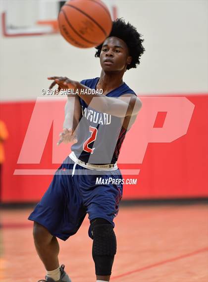 Thumbnail 1 in Holy Spirit Prep vs. Vanguard (Prep Hoops Sun Bash) photogallery.