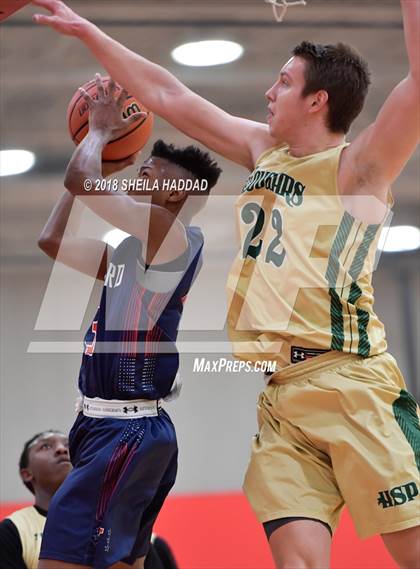 Thumbnail 1 in Holy Spirit Prep vs. Vanguard (Prep Hoops Sun Bash) photogallery.