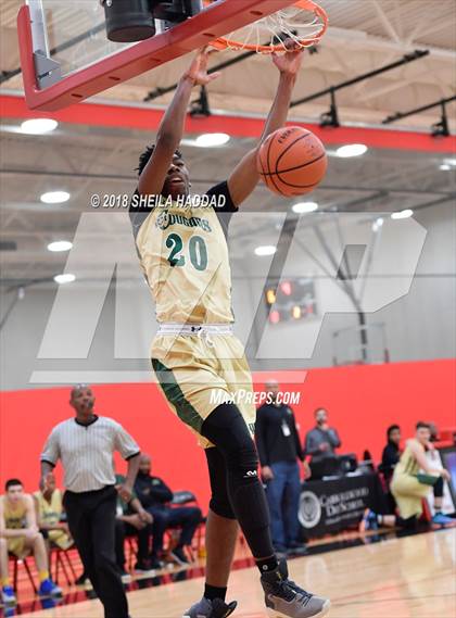 Thumbnail 3 in Holy Spirit Prep vs. Vanguard (Prep Hoops Sun Bash) photogallery.