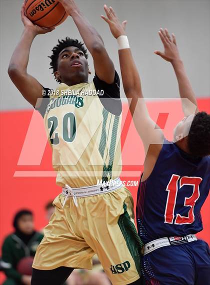 Thumbnail 1 in Holy Spirit Prep vs. Vanguard (Prep Hoops Sun Bash) photogallery.
