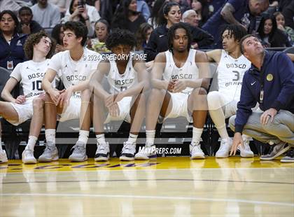 Thumbnail 2 in Mater Dei vs. St. John Bosco (2024 Coastal Catholic Classic) photogallery.