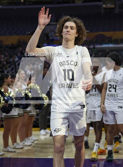 Thumbnail 3 in Mater Dei vs. St. John Bosco (2024 Coastal Catholic Classic) photogallery.