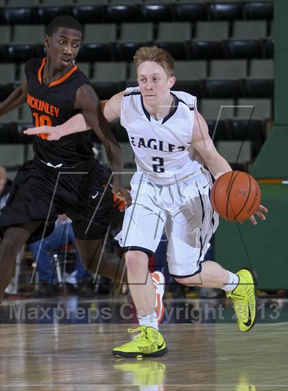 Thumbnail 3 in McKinley vs. Burke Catholic (NYSPHSAA Class A Final) photogallery.