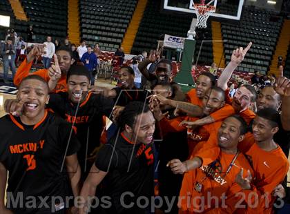 Thumbnail 2 in McKinley vs. Burke Catholic (NYSPHSAA Class A Final) photogallery.