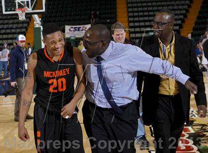 Thumbnail 3 in McKinley vs. Burke Catholic (NYSPHSAA Class A Final) photogallery.