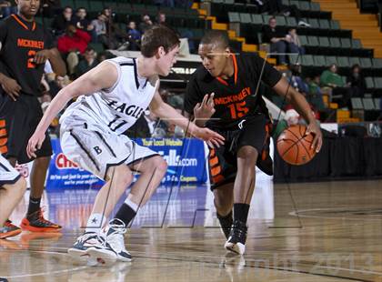 Thumbnail 2 in McKinley vs. Burke Catholic (NYSPHSAA Class A Final) photogallery.
