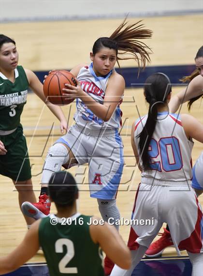 Thumbnail 1 in Incarnate Word vs Antonian Prep (Alamo Convocation Center) photogallery.
