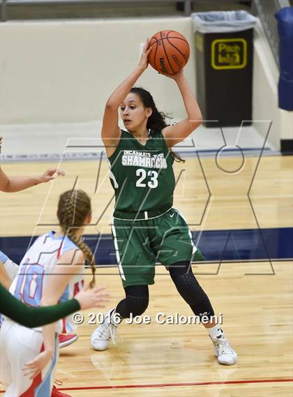 Thumbnail 3 in Incarnate Word vs Antonian Prep (Alamo Convocation Center) photogallery.