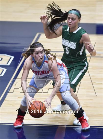 Thumbnail 1 in Incarnate Word vs Antonian Prep (Alamo Convocation Center) photogallery.