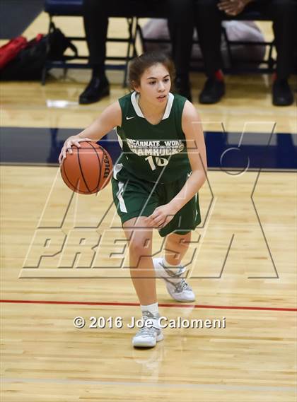 Thumbnail 1 in Incarnate Word vs Antonian Prep (Alamo Convocation Center) photogallery.