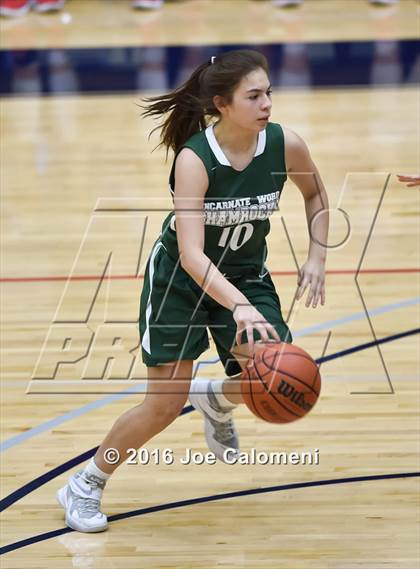Thumbnail 1 in Incarnate Word vs Antonian Prep (Alamo Convocation Center) photogallery.