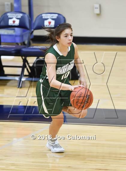Thumbnail 3 in Incarnate Word vs Antonian Prep (Alamo Convocation Center) photogallery.