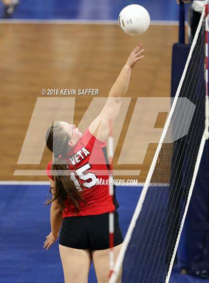 Thumbnail 1 in Flagler vs. La Veta  (CHSAA 1A Pool Play) photogallery.