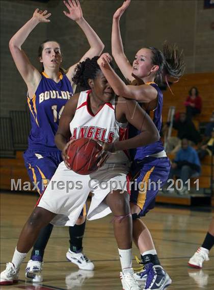 Thumbnail 1 in Boulder vs. Denver East (Battle at the Ridge Tourney) photogallery.