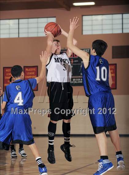 Thumbnail 1 in Marywood-Palm Valley vs Cathedral City (MaxPreps Holiday Classic) photogallery.