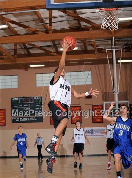 Thumbnail 3 in Marywood-Palm Valley vs Cathedral City (MaxPreps Holiday Classic) photogallery.