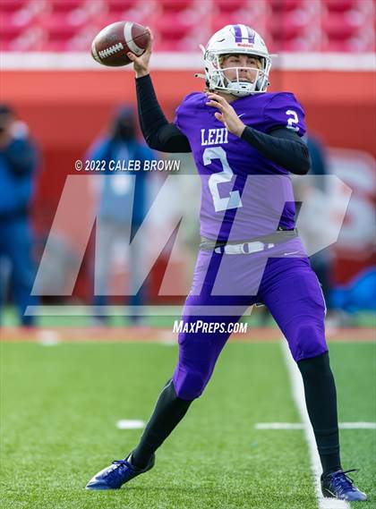 Thumbnail 1 in Lehi vs. Timpview (UHSAA 5A Final) photogallery.