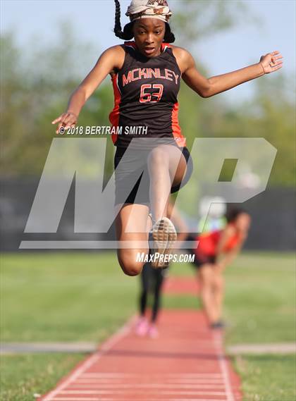Thumbnail 1 in Buffalo Public (All-High Meet) Long Jump photogallery.