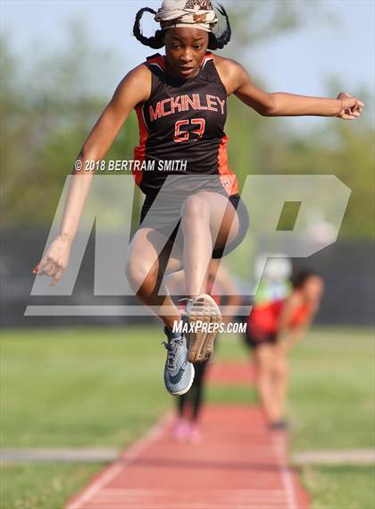 Thumbnail 2 in Buffalo Public (All-High Meet) Long Jump photogallery.