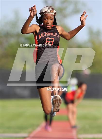 Thumbnail 3 in Buffalo Public (All-High Meet) Long Jump photogallery.