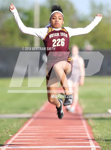Thumbnail 2 in Buffalo Public (All-High Meet) Long Jump photogallery.