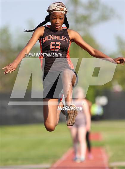 Thumbnail 3 in Buffalo Public (All-High Meet) Long Jump photogallery.