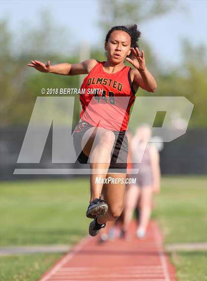 Thumbnail 2 in Buffalo Public (All-High Meet) Long Jump photogallery.