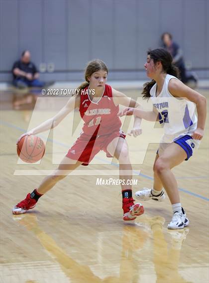 Thumbnail 2 in Glen Rose vs. Decatur (UIL Basketball 4A Area Playoff) photogallery.