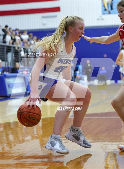 Thumbnail 3 in Glen Rose vs. Decatur (UIL Basketball 4A Area Playoff) photogallery.