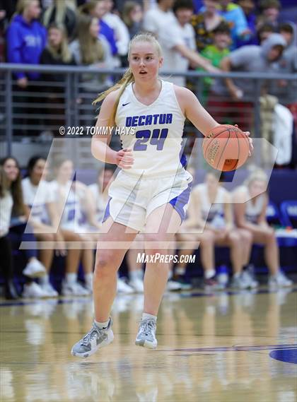 Thumbnail 3 in Glen Rose vs. Decatur (UIL Basketball 4A Area Playoff) photogallery.