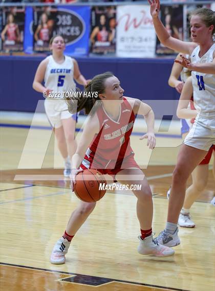 Thumbnail 3 in Glen Rose vs. Decatur (UIL Basketball 4A Area Playoff) photogallery.