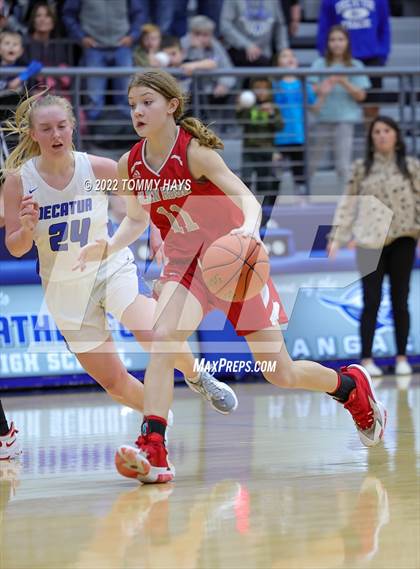 Thumbnail 1 in Glen Rose vs. Decatur (UIL Basketball 4A Area Playoff) photogallery.