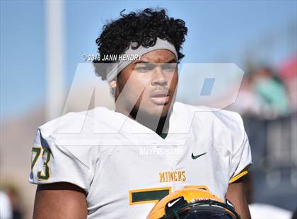 Thumbnail 1 in Bishop Manogue vs. Bishop Gorman (NIAA 4A Final) photogallery.