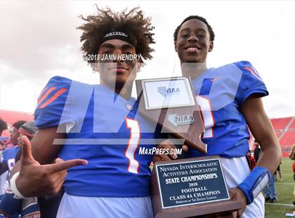 Thumbnail 1 in Bishop Manogue vs. Bishop Gorman (NIAA 4A Final) photogallery.