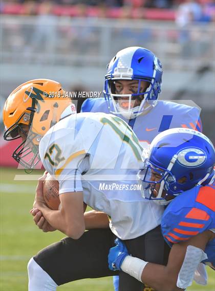 Thumbnail 2 in Bishop Manogue vs. Bishop Gorman (NIAA 4A Final) photogallery.