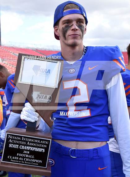 Thumbnail 2 in Bishop Manogue vs. Bishop Gorman (NIAA 4A Final) photogallery.