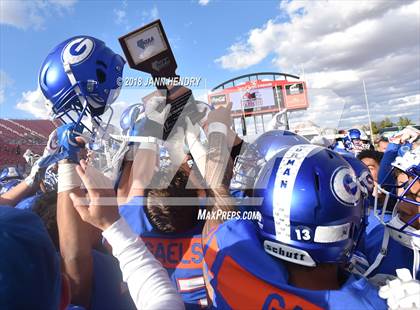 Thumbnail 2 in Bishop Manogue vs. Bishop Gorman (NIAA 4A Final) photogallery.
