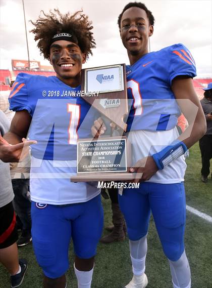 Thumbnail 3 in Bishop Manogue vs. Bishop Gorman (NIAA 4A Final) photogallery.