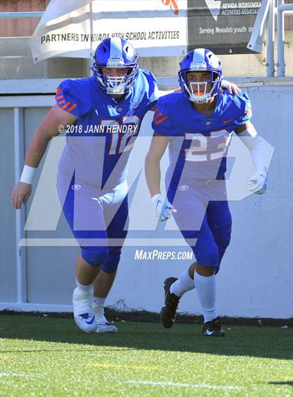 Thumbnail 1 in Bishop Manogue vs. Bishop Gorman (NIAA 4A Final) photogallery.