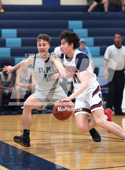 Thumbnail 1 in St. Petersburg vs Cornerstone Christian (National Hoop Fest Tournament) photogallery.