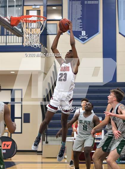 Thumbnail 3 in St. Petersburg vs Cornerstone Christian (National Hoop Fest Tournament) photogallery.