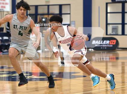 Thumbnail 3 in St. Petersburg vs Cornerstone Christian (National Hoop Fest Tournament) photogallery.