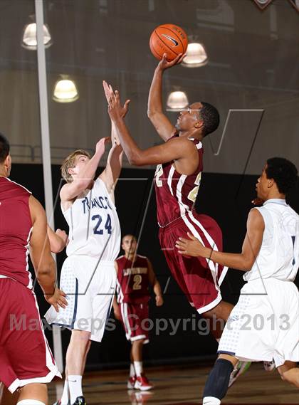 Thumbnail 3 in Trabuco Hills vs. La Serna (Charlie Wilkins Memorial Tournament) photogallery.