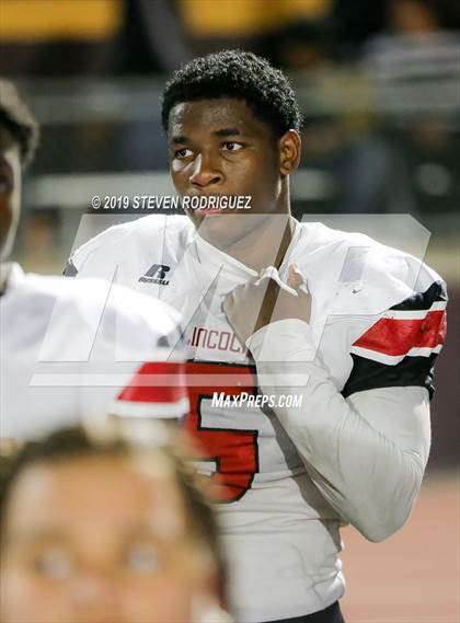 Thumbnail 2 in Lincoln vs Edison (CIF SJS Round 1 Playoff) photogallery.