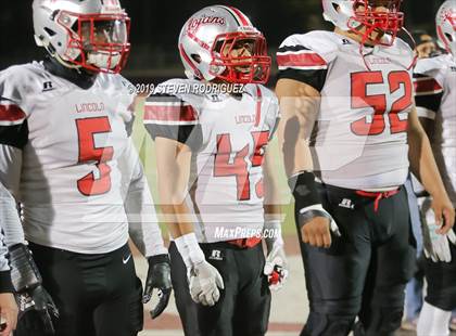 Thumbnail 1 in Lincoln vs Edison (CIF SJS Round 1 Playoff) photogallery.